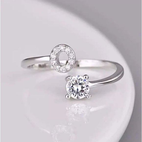 Initials Name Letter Ring - Picture 15 of 16